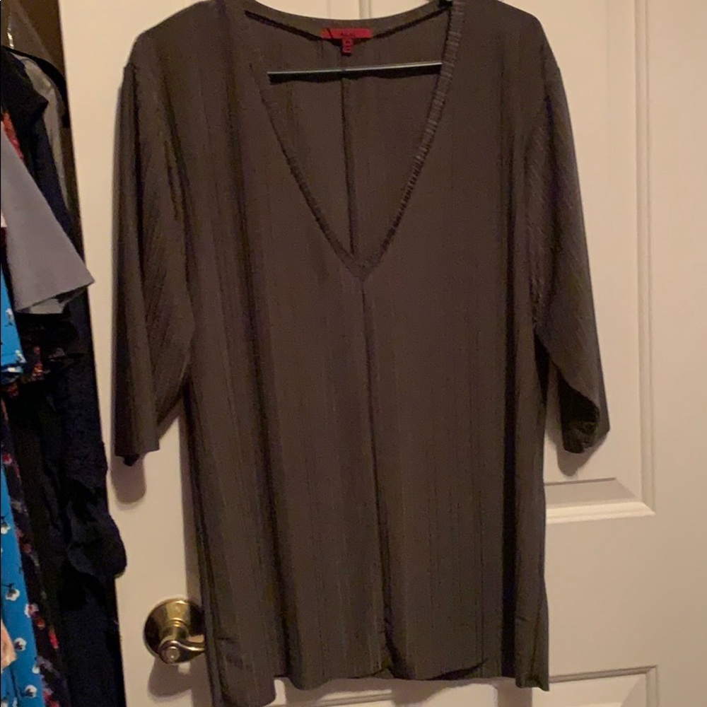BKE olive green blouse. Very cute!